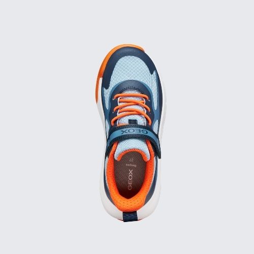 GEOX J65P7F 01454 C0659 NAVY+ORANGE