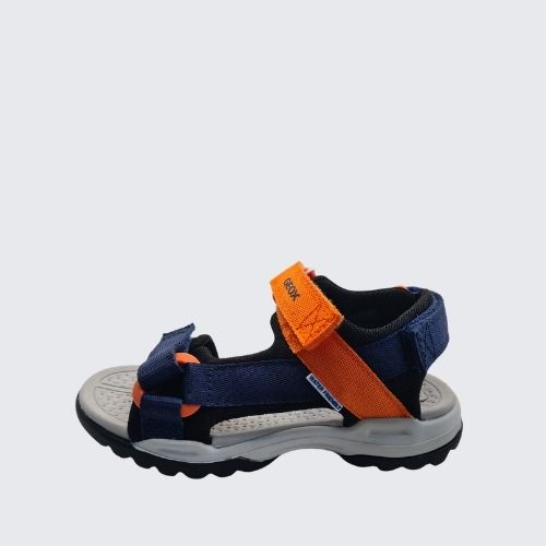 GEOX J450RE 01411 C0659 NAVY+ORANGE