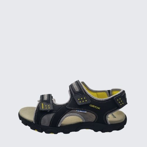GEOX J9224B 014CE C0054 BLACK+YELLOW