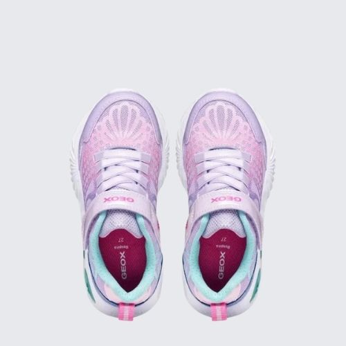 GEOX J65E9A 0ASPV C8888 LILAC/WATERSEA