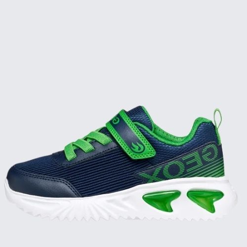 GEOX J65DZC 01454 CF43U NAVY/LIGHT GREEN