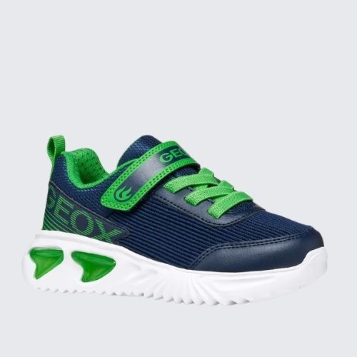 GEOX J65DZC 01454 CF43U NAVY/LIGHT GREEN