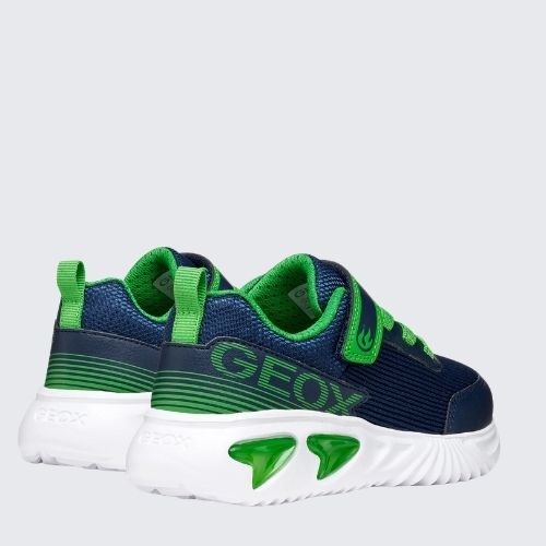 GEOX J65DZC 01454 CF43U NAVY/LIGHT GREEN