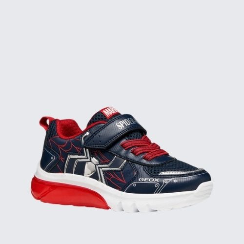 GEOX J65LBC 014CE C0735 NAVY+RED