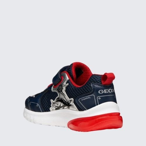 GEOX J65LBC 014CE C0735 NAVY+RED