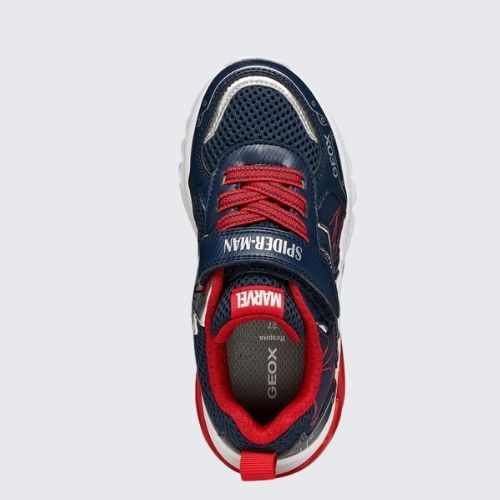 GEOX J65LBC 014CE C0735 NAVY+RED