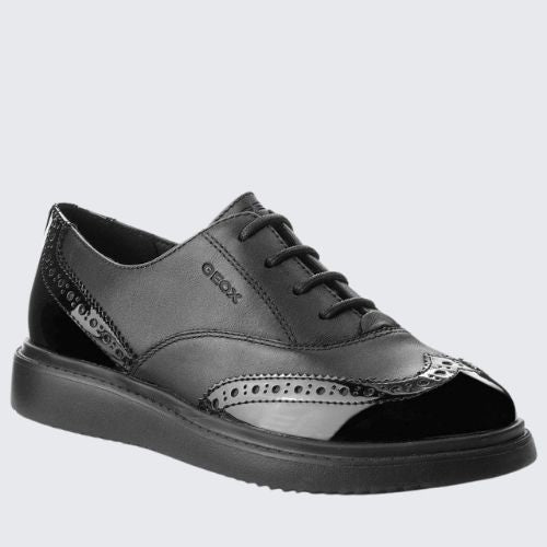 GEOX J744FE 043HH C9999 BLACK+PATENT