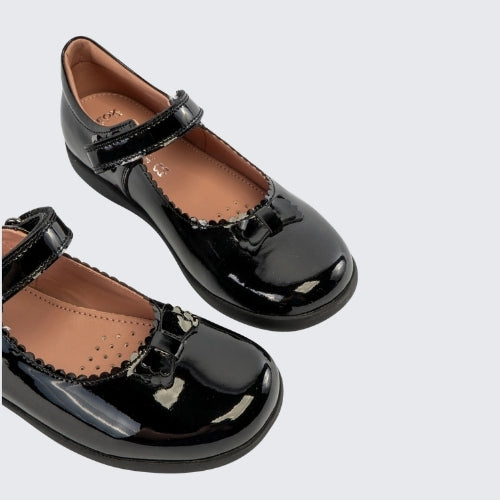 GEOX NAIMARA J36FHA 00066 C9999 BLACK PATENT
