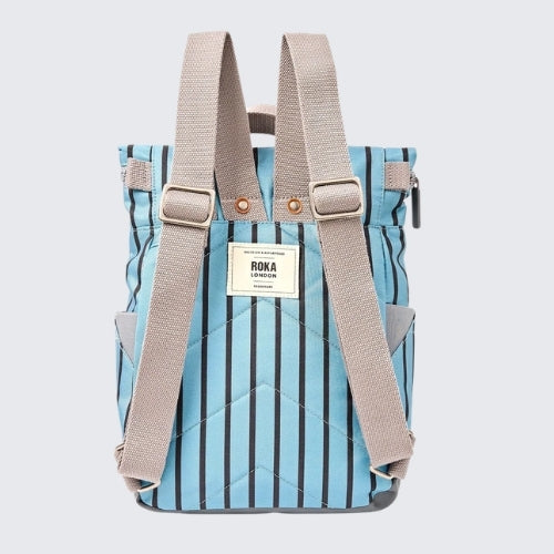 ROKA CANFIELD B SMALL BLUE STRIPE CANVAS