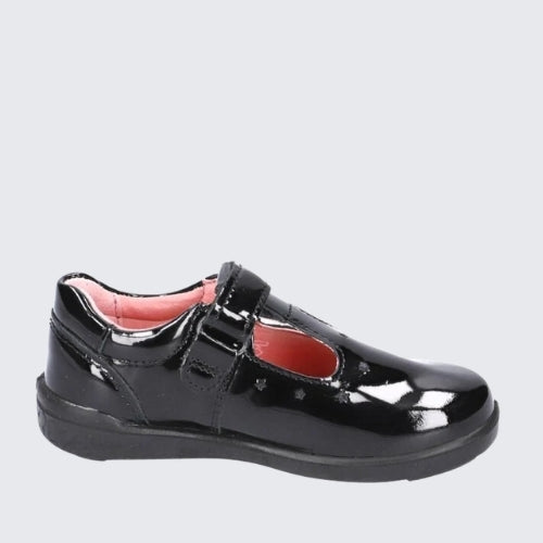 RICOSTA SCARLETT BLACK PATENT