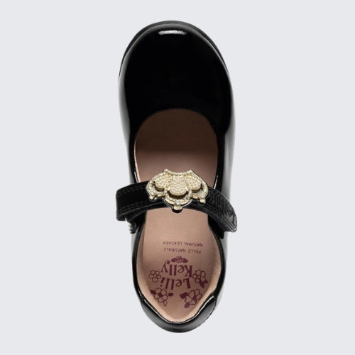 LELLI KELLY VICTORIA 2 BLACK PATENT