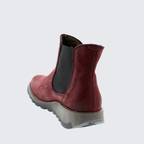 FLY SALV  BURGUNDY SUEDE