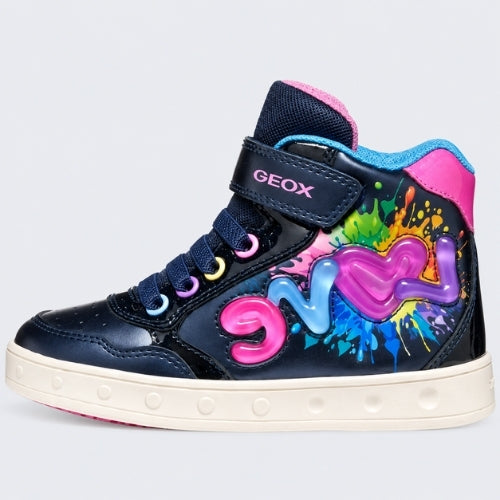 GEOX J668WB 0NFKC C4243 NAVY/MULTICOLOUR