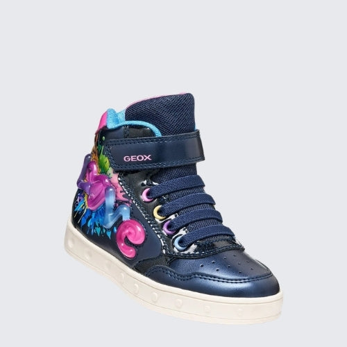 GEOX J668WB 0NFKC C4243 NAVY/MULTICOLOUR