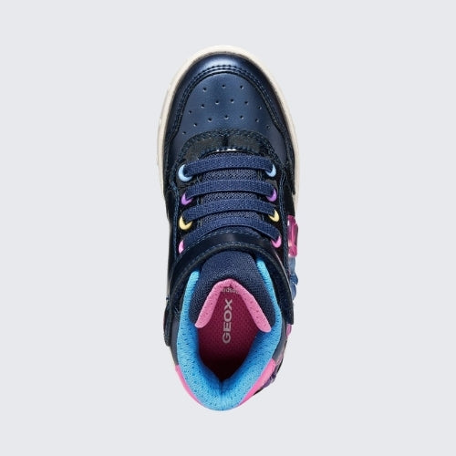 GEOX J668WB 0NFKC C4243 NAVY/MULTICOLOUR