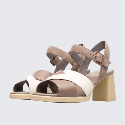 CAMPER KARA K200558-002 BROWN+CREAM